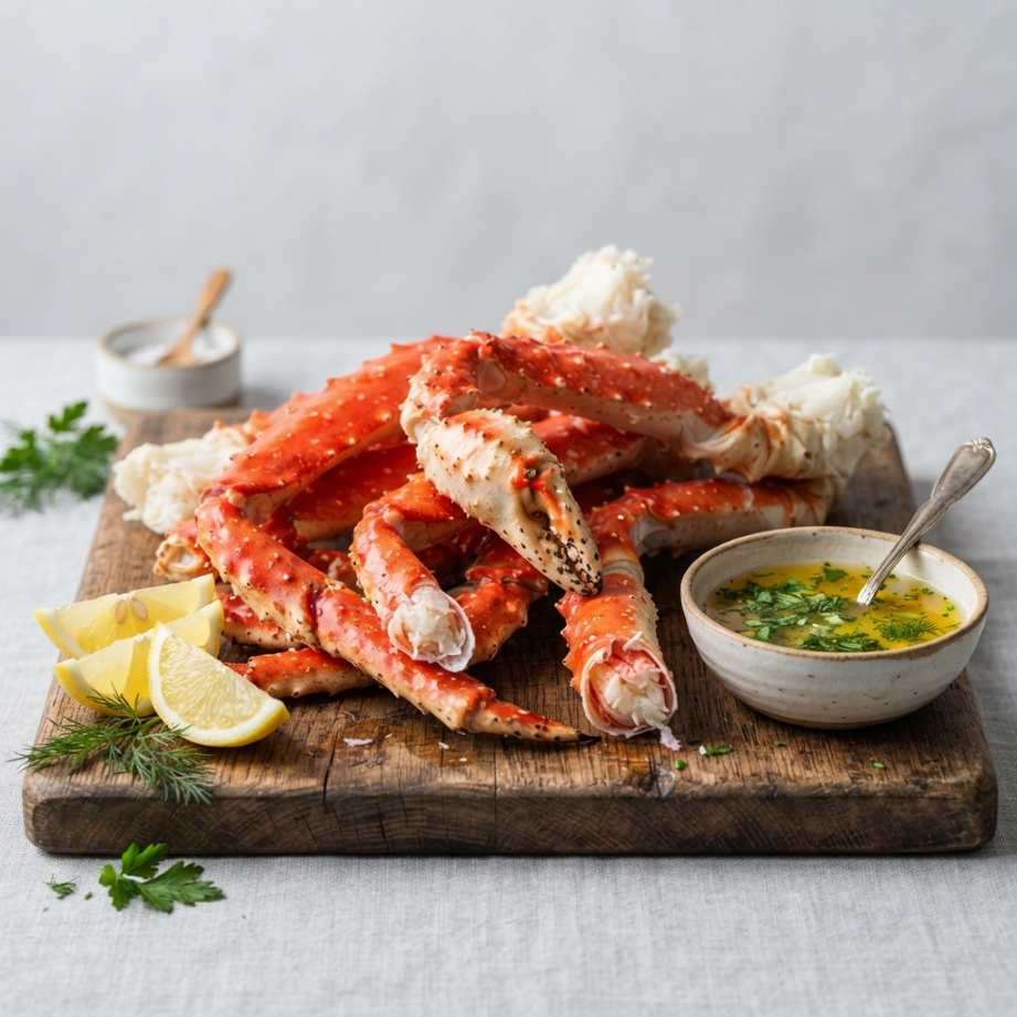 Wild Alaskan Red King Crab Legs & Claws– Flash Frozen, Pre-Cooked Seafood Boil Special